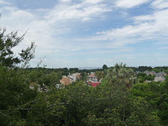 view to the wide mouth of the Rio de la Plata