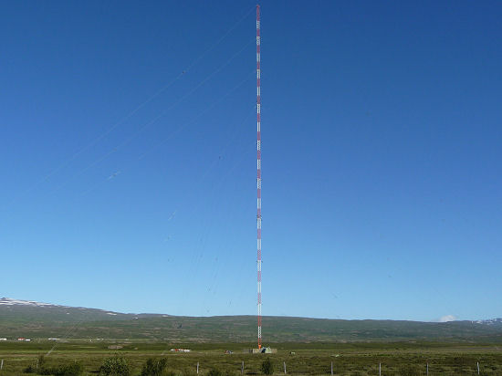 Sendemast in Eiðar