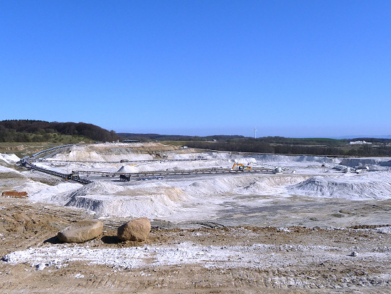 Kreidetagebau in Klementelvitz nahe Sagard