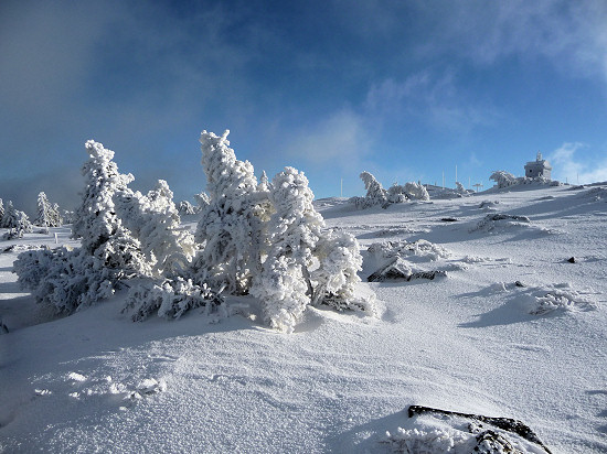 am Brocken, wenn der Nebel verschwindet