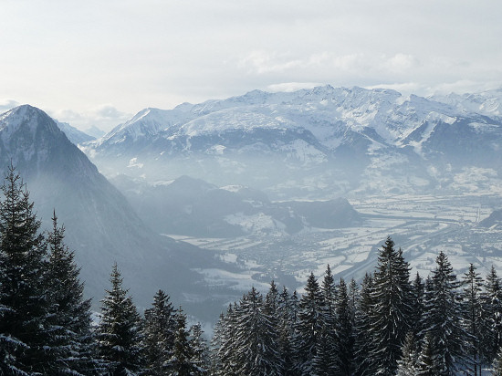 Blick von Gaflei ins Rheintal