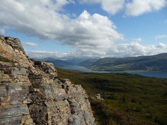 Blick auf den Loch Broom landeinwärts