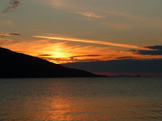 Sonnenuntergang in Ullapool