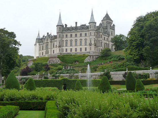 Dunrobin Castle in Golspie