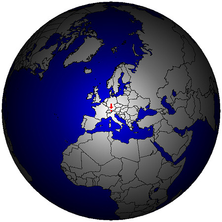 Location of Liechtenstein