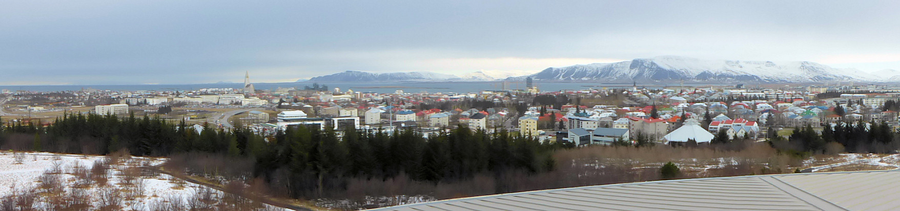 Panorama - Blick von der Perle auf Reykjavik