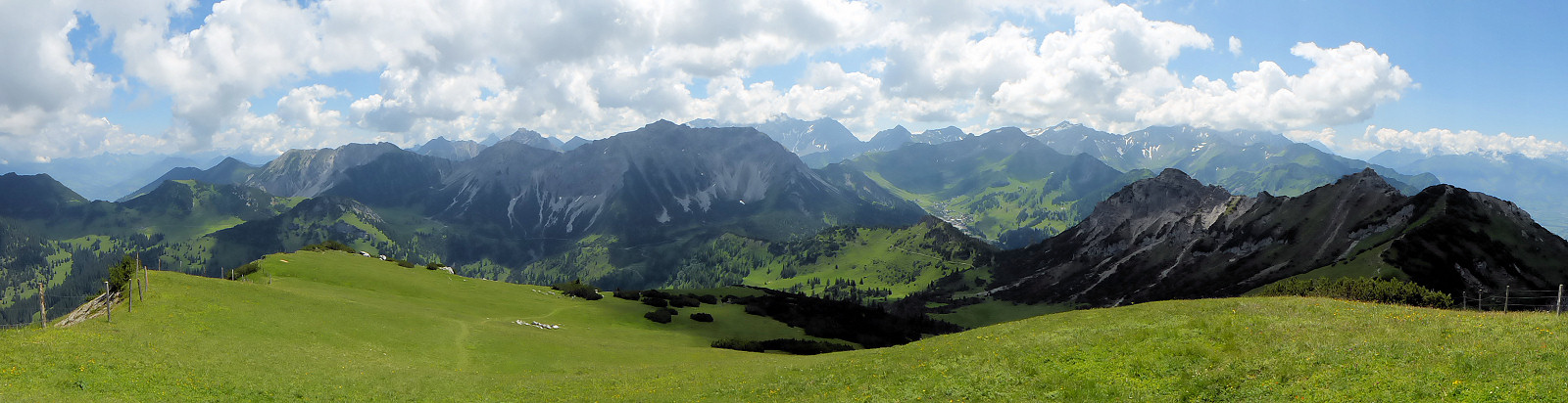 Panorama vom Schönberg Richtung Süden