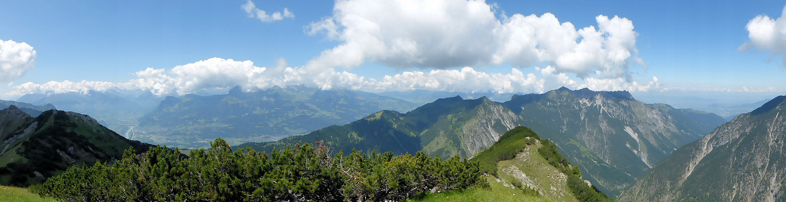 Panorama vom Schönberg Richtung Westen