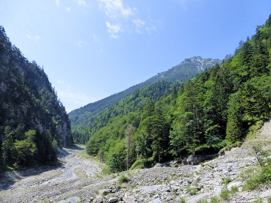 Mittleres Saminatal oberhalb von Falleck