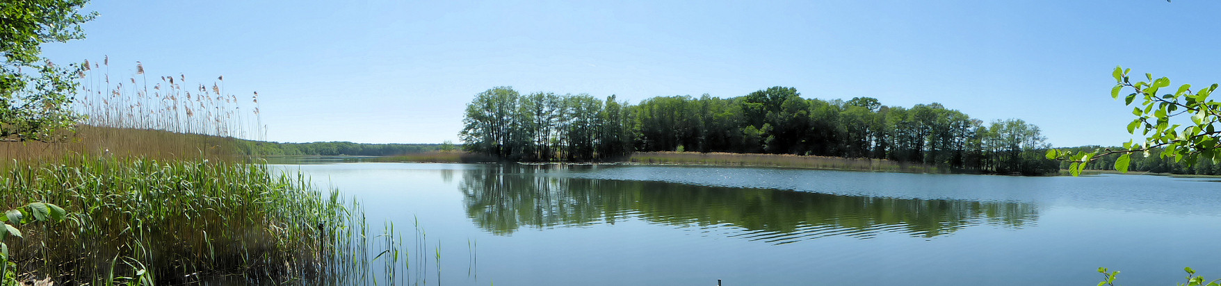 Panorama - View over the Dehmsee