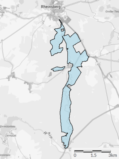 Rheinsberger Rhin and Hellberge © BfN