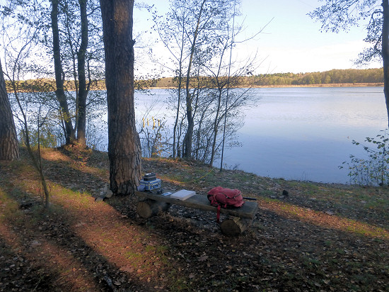 Station at the west shore