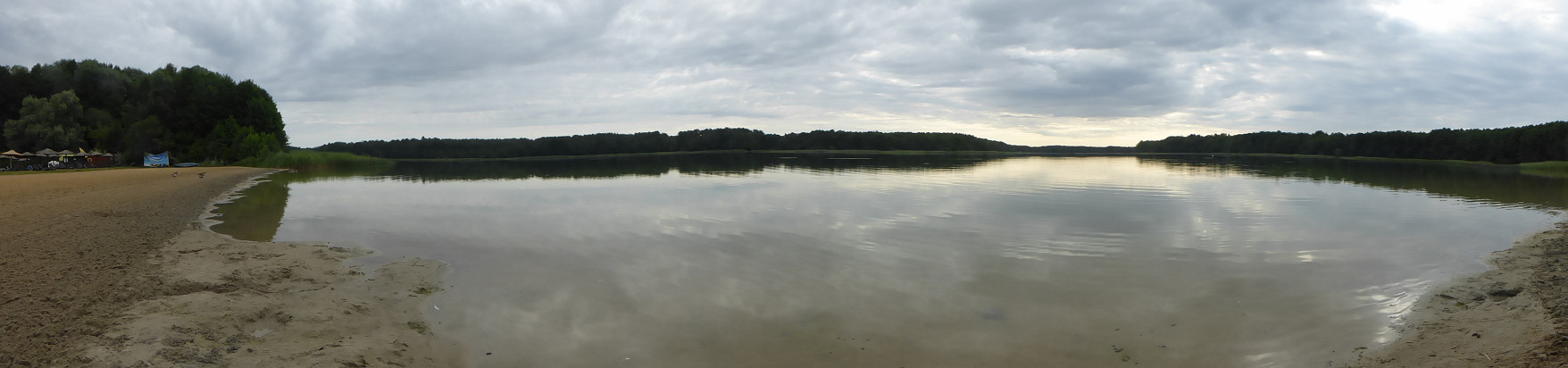 Panorama - Lübbesee und Strand