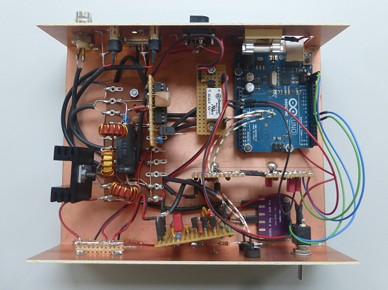 DH7AHO's Eigenbau-Transceiver für die Digimodes