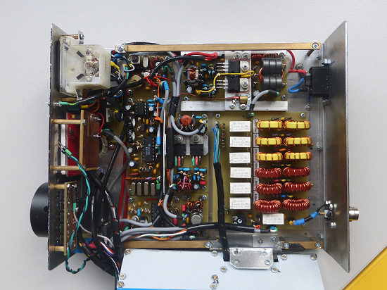 Untere Ebene des 10-Band-SSB-Transsceivers von DK7IH