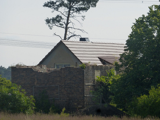 Reste des Unterbaus der ehemaligen Bockwindmühle Oelsig