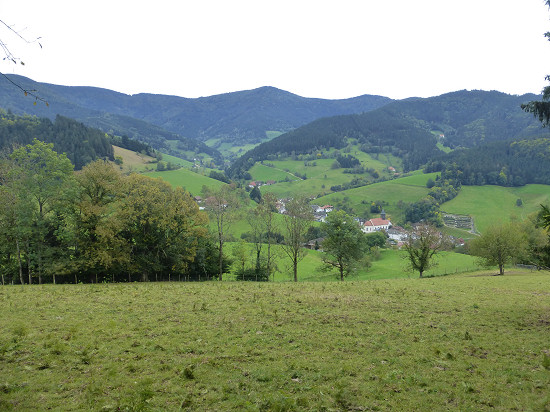 Blick auf Yach