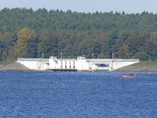 Kraftwerk der Talsperre Spremberg