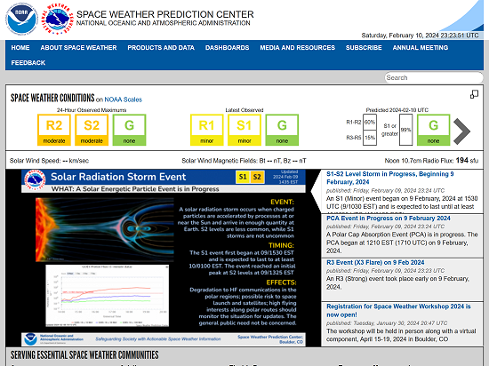 Space Weather Prediction Center